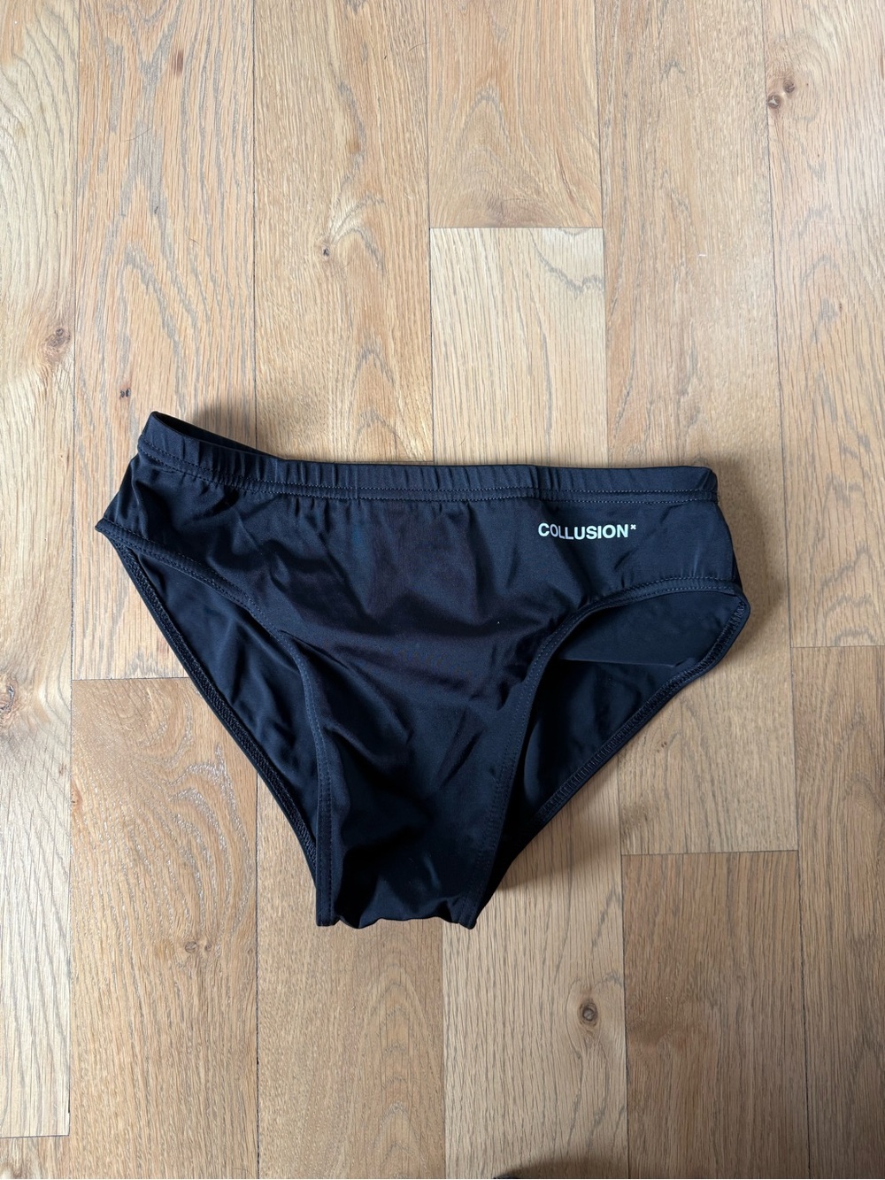 COLLUSION Men’s Black Swim Briefs